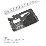 Multi purpose card survival tool corporate gifts door gift giveaway