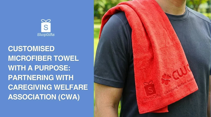 Customised Microfiber Towel with a Purpose: Partnering with Caregiving Welfare Association (CWA) - Stride For Care 2026