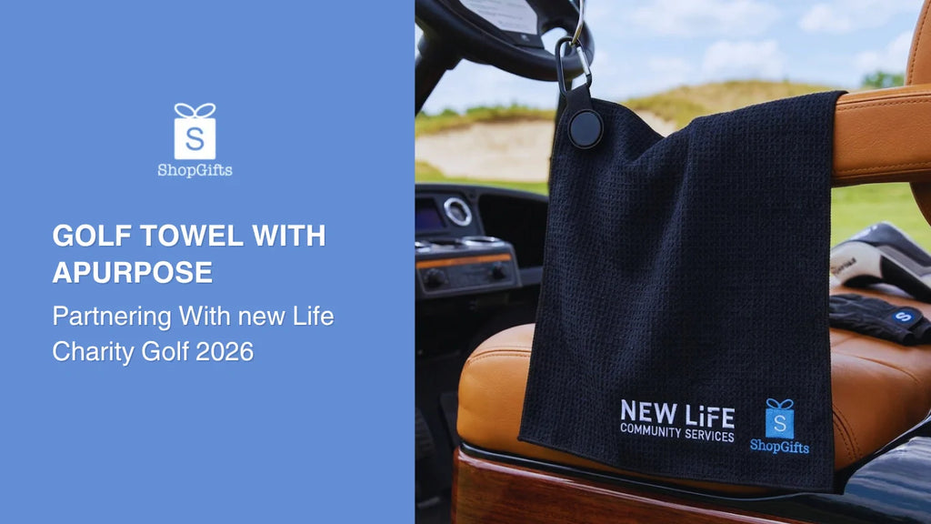 Custom Golf Towel with a Purpose: Partnering with New Life Charity Golf 2026