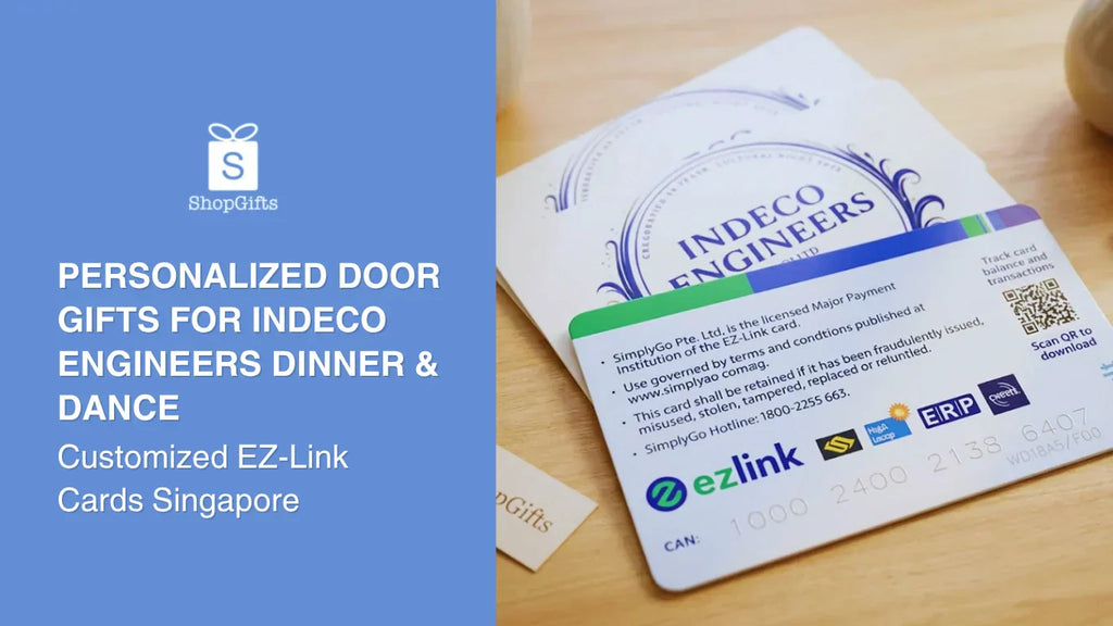 Customized EZ-Link Cards Singapore: Personalized Door Gifts for Indeco Engineers Dinner & Dance
