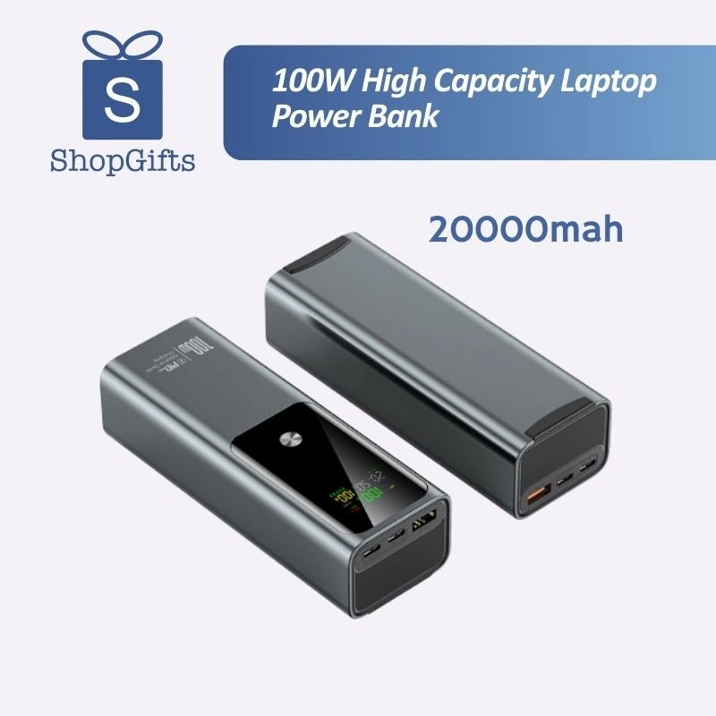100W High-Capacity Laptop Power Bank