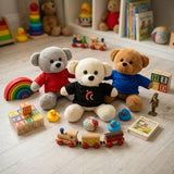 17cm teddy bear with customise logo shirt_corporate gift supplier singapore