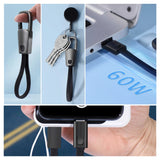 2-In-1 Keychain Charging Cable