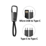 2-In-1 Keychain Charging Cable