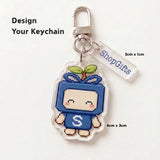 2-in-1 Phone Strap & Custom Acrylic Keychain