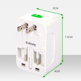 Universal Travel Adapter | Dual USB & Type-C | Global Plug _ Corporate gifts singapore