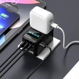 200W GaN Universal Travel Adapter with Smart  Display Screen  - USB-C & A Charger _ Corporate gifts supplier singapore