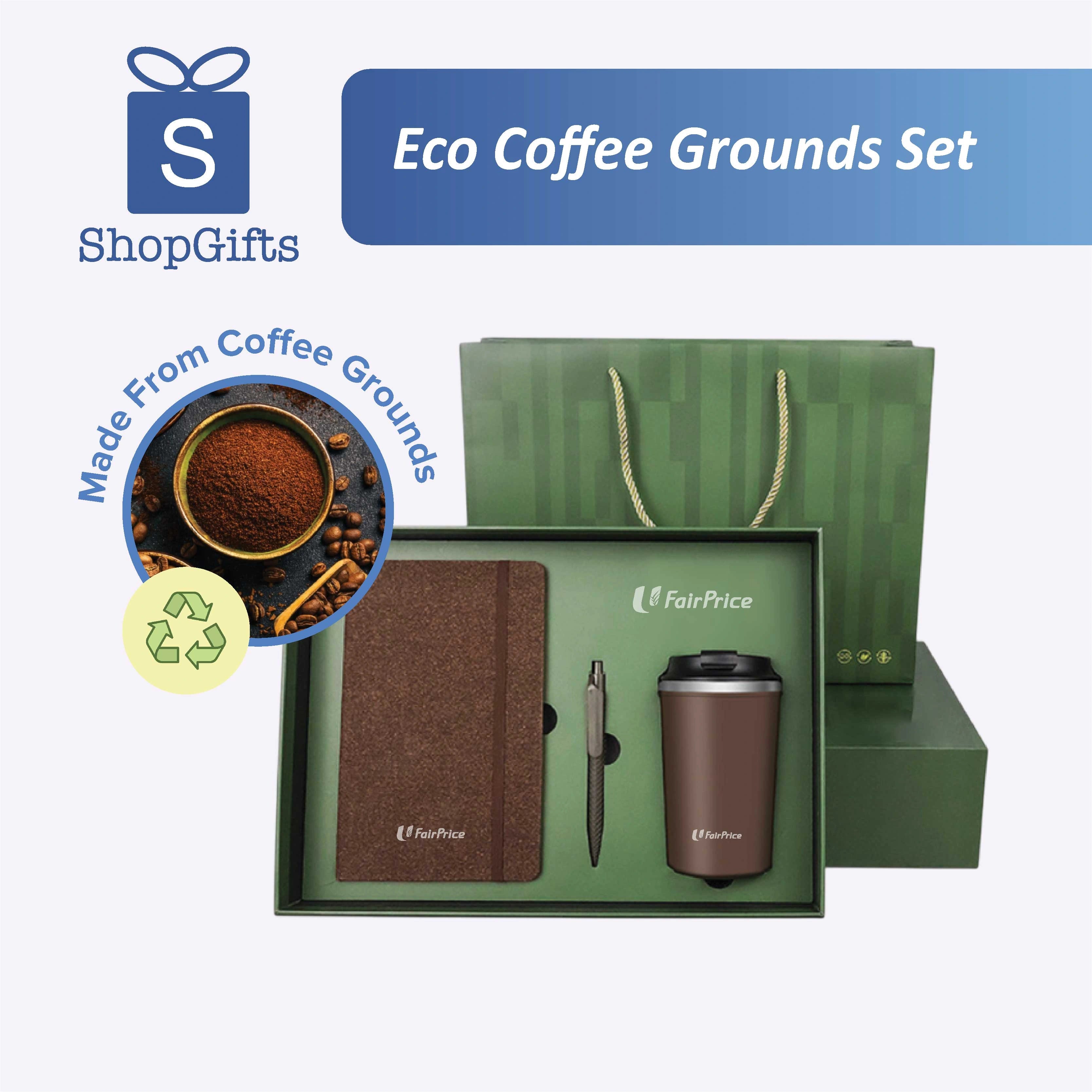 Sustainable Corporate Gift Set Made from Recycled Coffee Grounds