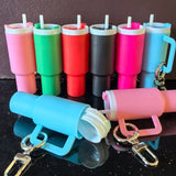 2 in 1 Mini Tumbler Keychain & Lipstick Holder