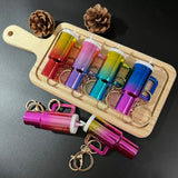 2 in 1 Mini Tumbler Keychain & Lipstick Holder