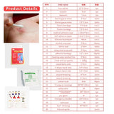 Red 194-Piece Professional Emergency Response Kit pouch with white cross logo_Gift Shop