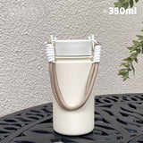 350ml Mini Insulated Tumbler with Strap | Portable Mug_personalised corporate gifts
