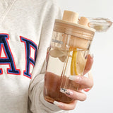 400ml Transparent Infuser Shaker Bottle
