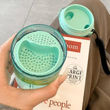 400ml Transparent Infuser Shaker Bottle