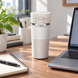 450ml SUS304 Leakproof Travel Tumbler in five colours on a clean tabletop display_corporate gifts singapore