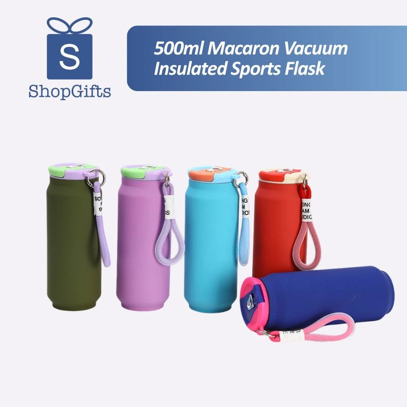 500ml Macaron Vacuum Insulated Sports Flask