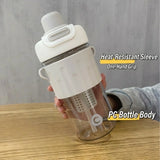 Aura Minimalist 750ml Fruit Infuser Bottle in translucent finish with fruit slices inside on a clean surface_corporate gift