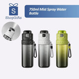 750ml Mist Spray Water Bottle