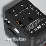 75W GaN Universal Travel Adapter | Fast Multi-Port Charger _ Corporate Gifts supplier Singapore