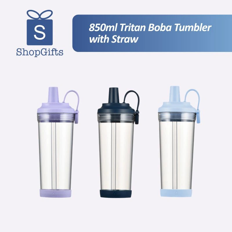 850ml Tritan Boba Tumbler with Straw | Spill-Proof_personalised corporate gifts