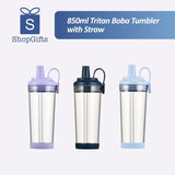 850ml Tritan Boba Tumbler with Straw | Spill-Proof_personalised corporate gifts