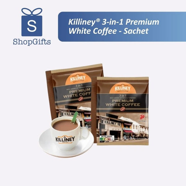 Killiney® 3-in-1 Premium White Coffee - Sachet