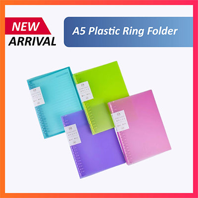 A5 Plastic Ring Folder | ShopGifts | Corporate Gift Singapore