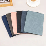 A5 Reusable Executive Whiteboard Notebook in navy blue vegan leather with erasable pages and cleaning cloth. Corporate Gift shop