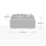 Smart speaker with built-in aroma diffuser and soft ambient lighting