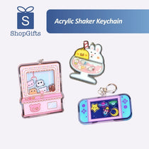 DIY Custom Acrylic Shaker Keychain_customised corporate gifts singapore