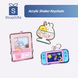 DIY Custom Acrylic Shaker Keychain_customised corporate gifts singapore