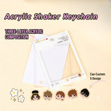 DIY Custom Acrylic Shaker Keychain_customised corporate gifts singapore