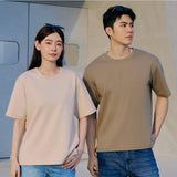 Air Cloud Dual-Layer Urban Blend Tee in Dusk Green featuring a premium 240 GSM dual-layer fabric texture_cORPORATE SHIRT