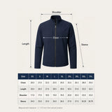 Water-Repellent 4-Way Stretch Corporate Jacket (J11) in navy, worn during an urban commute_corporate apparel singapore