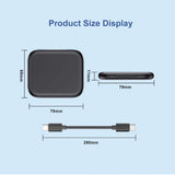 All In 1 Travel Charging Cable Set w Mirror