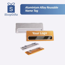 AluminiumAlloyReusableNameTag_Customised Corporate Gift