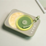 Stylish aroma diffuser and Bluetooth speaker resembling a vinyl record player