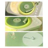 Multifunctional speaker and diffuser with moonlight glow and vinyl detail