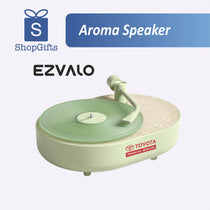 Modern aroma speaker emitting mist with soft LED lighting_ShopGifts