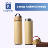 Bamboo Tumbler with Handle