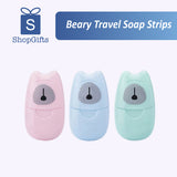 Beary Travel Soap Strips