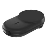 Belkin 2-in-1 Foldable Qi2 Magnetic Charger in black with iPhone and Aipods charging simultaneously. Premium Corporate Gift
