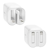 White Belkin 45W Dual USB-C GaN Wall Charger with retractable pins on a minimalist desk. _ Customised Corporate Gift