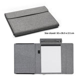 Grey BrandChargerNotyFolioEco Sustainable Business Organizer with integrated phone stand and A5 notebook corporate gift