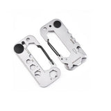 Two silver multi-tool 