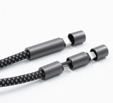 Two braided cables with cover