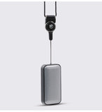 Portable speaker with a lanyard 
