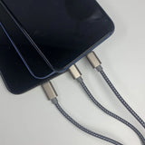 Brand Charger Trident 2 RPET 3-in-1 Cable – Charge Three Devices at Once”
