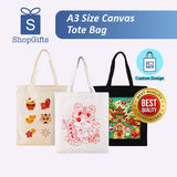 A3 Size Canvas Tote Bag