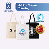 A4 Size Canvas Tote Bag